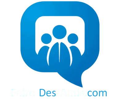 logo faire des amis blanc